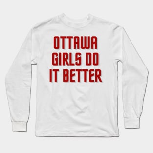 Ottawa Girls Long Sleeve T-Shirt